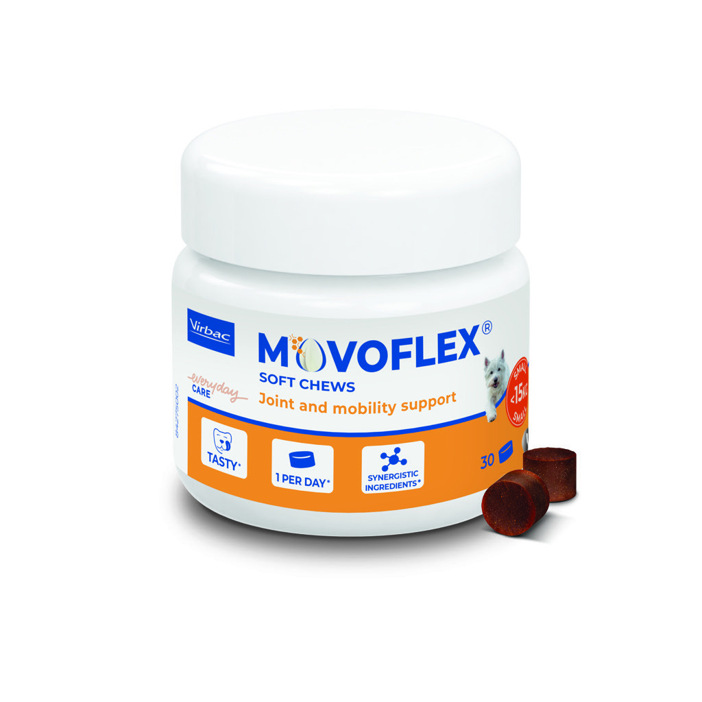 Virbac Movoflex puha rágótabletta S 15 kg alatti kutyák számára