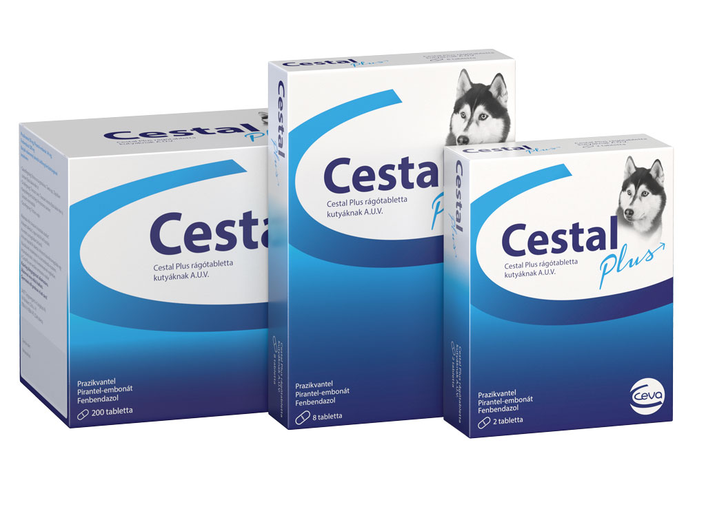Cestal Plus rágótabletta – Széles spektrumú féreghajtó kutyáknak 2 tabletta