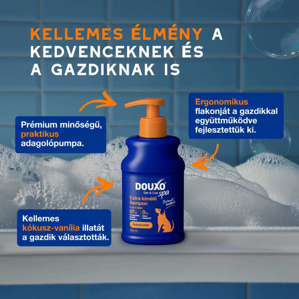 DOUXO SPA Gubancoldó hipoallergén kutyasampon 250 ml