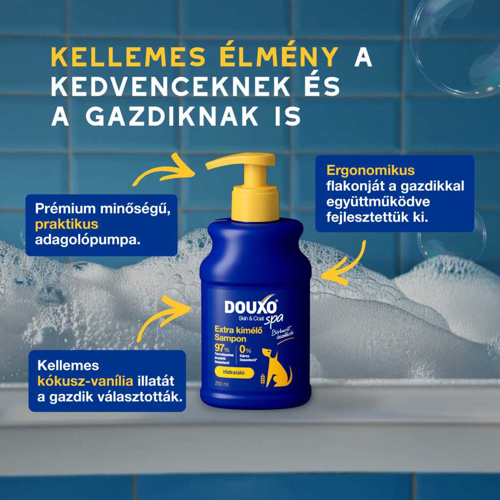 DOUXO SPA Hidratáló sampon kutyáknak 250 ml