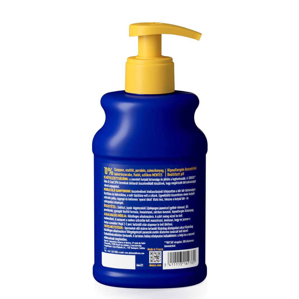 DOUXO SPA Hidratáló sampon kutyáknak 250 ml