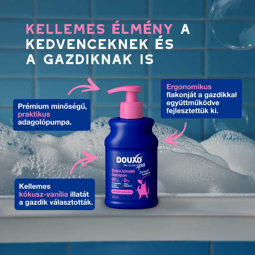DOUXO SPA Viszketéscsillapító sampon kutyáknak 250 ml