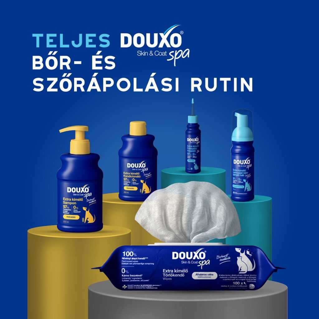 DOUXO SPA Lemosást nem igénylő kutya tisztító hab 150 ml