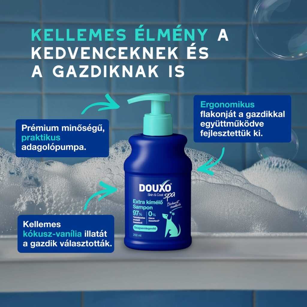 DOUXO SPA Szagsemlegesítő sampon kutyáknak – 250 ml
