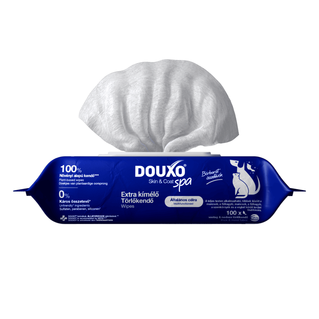 DOUXO SPA Törlőkendő kutyáknak és macskáknak 100 db