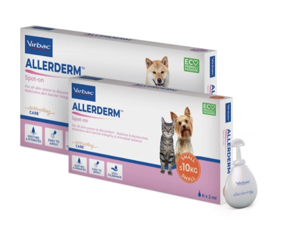 Virbac Allerderm Spot On kistestű kutyának és macskának 6x2 ml