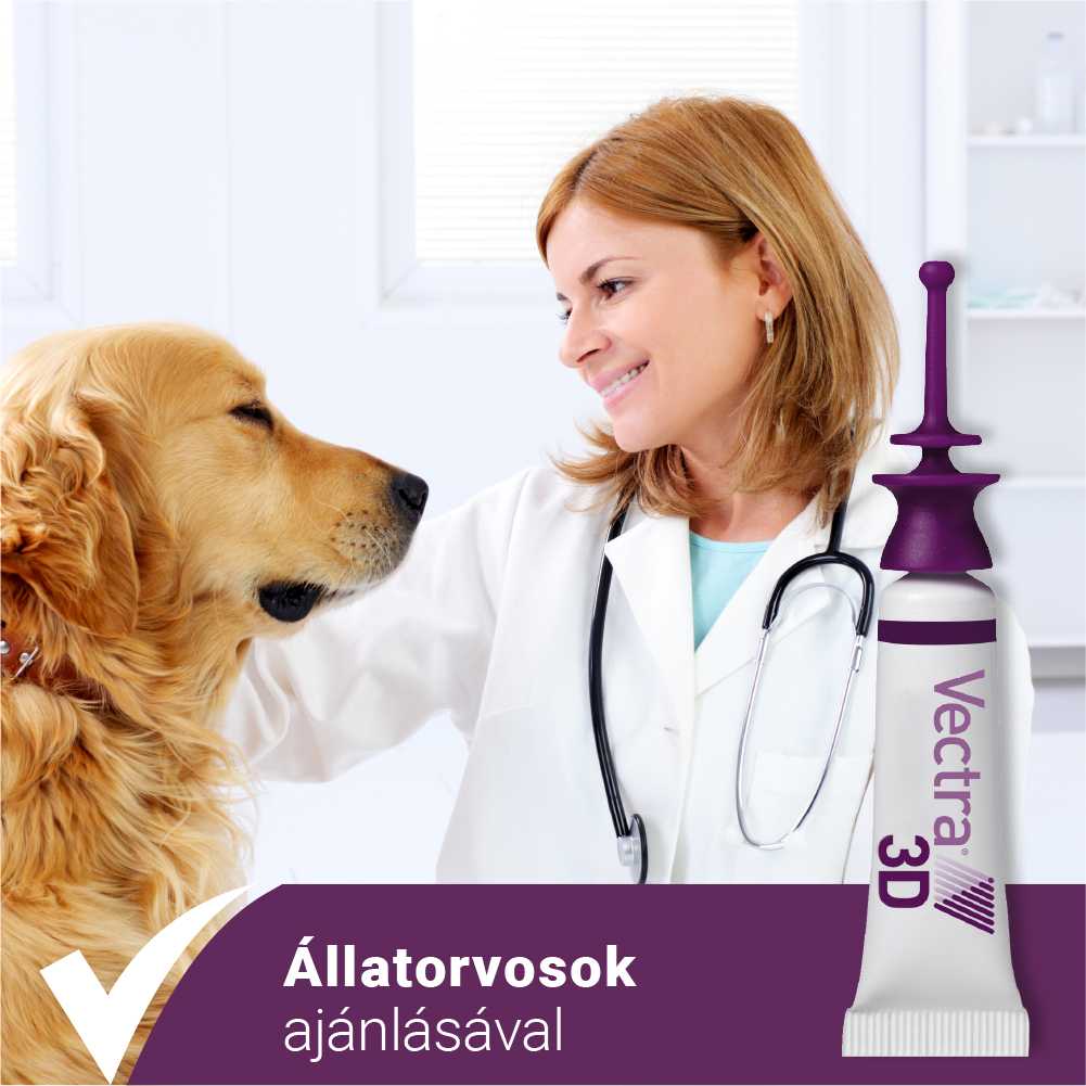 Vectra 3D Spot On 1,5-4 kg tömegű kutyáknak – Védelem szúnyog, kullancs és bolha ellen
