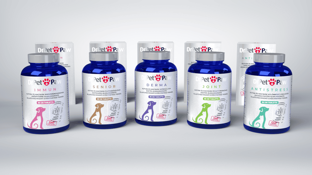 DrPetPaw Immun–Immunerősítő kutyáknak-macskáknak 90 tabletta