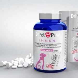 DrPetPaw Immun–Immunerősítő kutyáknak-macskáknak 90 tabletta