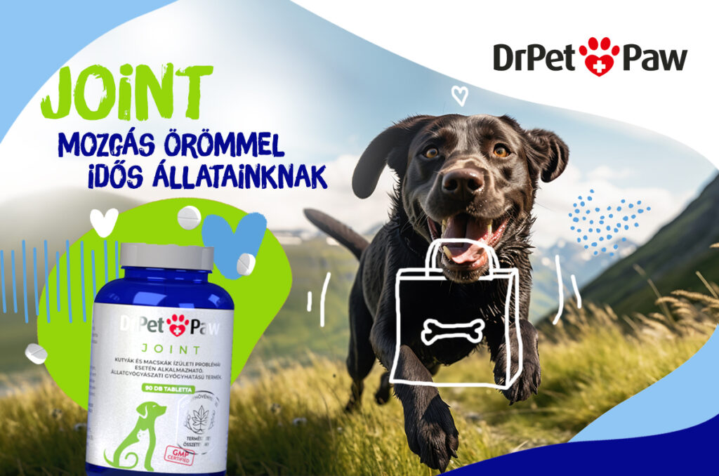 DrPetPaw JOINT ízületvédő tabletta kutyáknak és macskáknak 90 tabletta