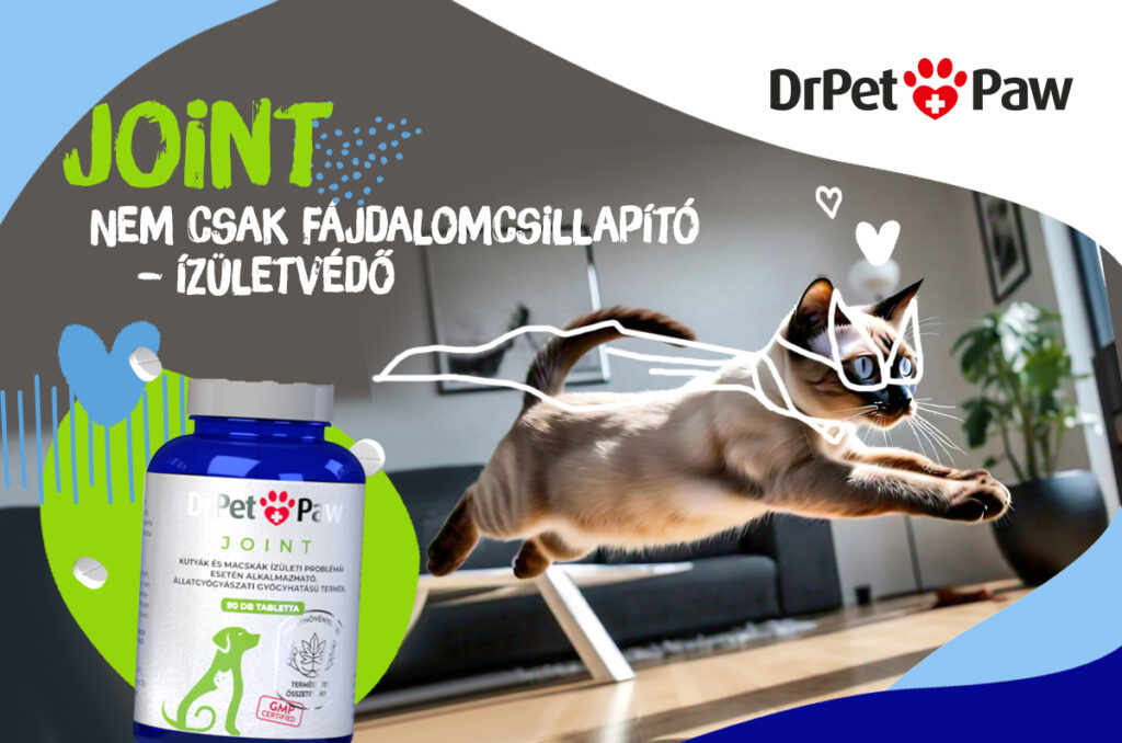 DrPetPaw JOINT ízületvédő tabletta kutyáknak és macskáknak 90 tabletta