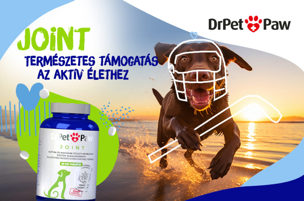 DrPetPaw JOINT ízületvédő tabletta kutyáknak és macskáknak 90 tabletta