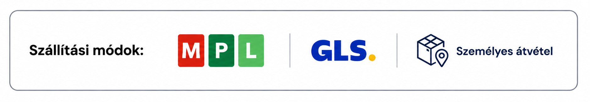 szállítási módok állatpatika webshop